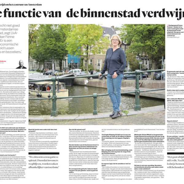 De functie van de Binnenstad verdwijnt