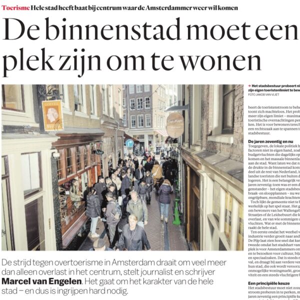 De binnenstad moet een plek zijn om te wonen