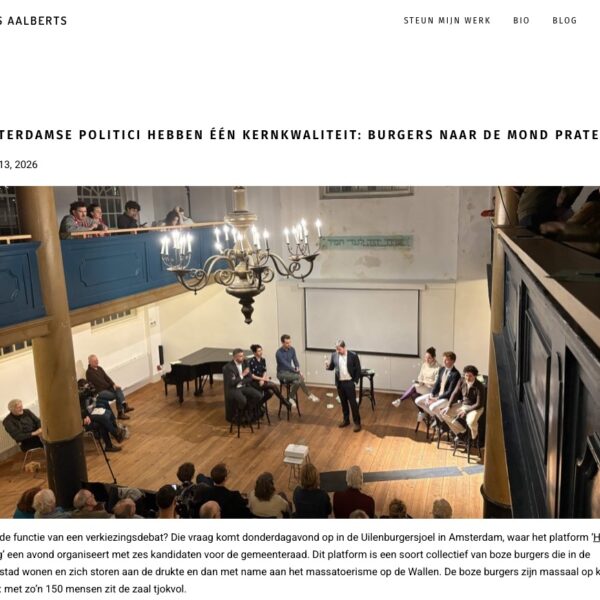 Chris Aalberts was er bij