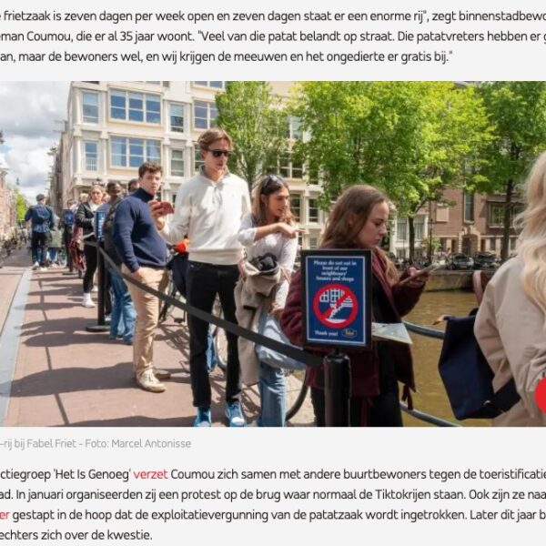 De strijd tegen toeristenwinkels
