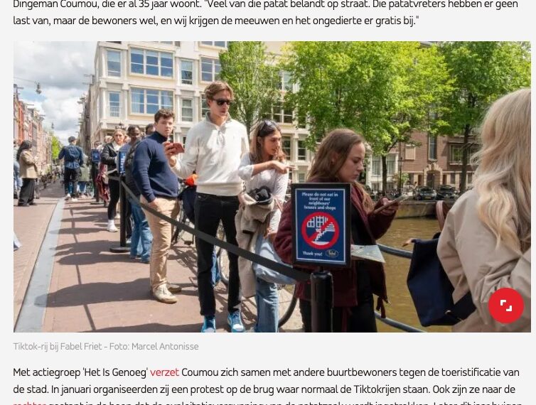 De strijd tegen toeristenwinkels